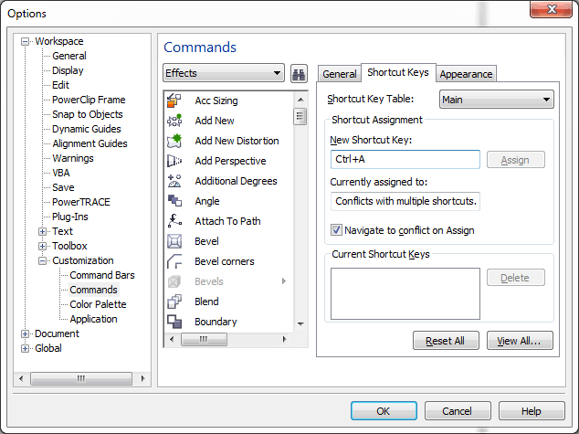 Shortcut Keyboard