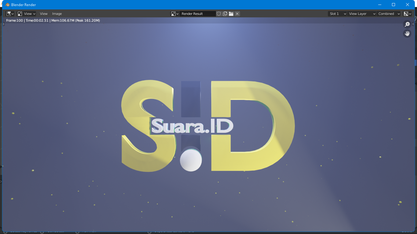 Membuat Video Promosi Logo Sederhana Dengan Software Blender 3D